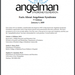 Facts about Angelman syndrome cover showing intro text and ASF logo