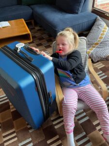 Hazel Marshall and her safety bed case