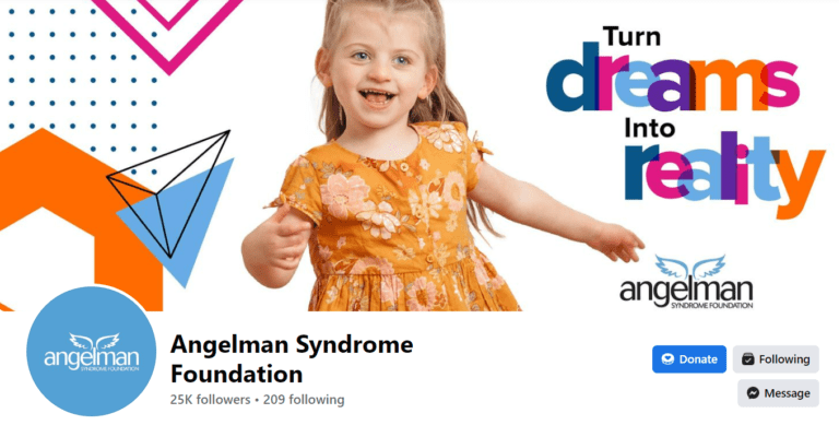 ASF Facebook page with Turn dreams into Reality cover photo of Emily